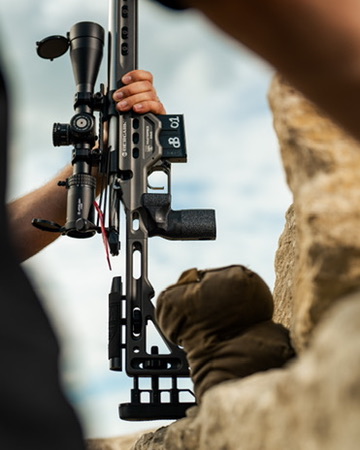 Rifle close-up