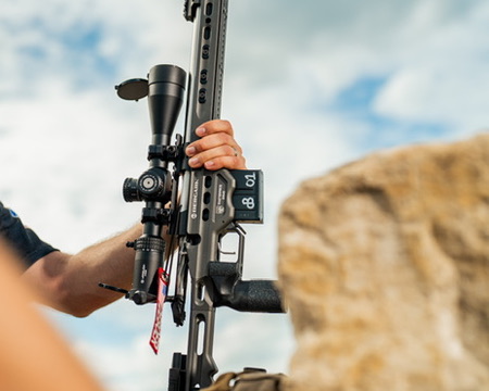 Rifle on range